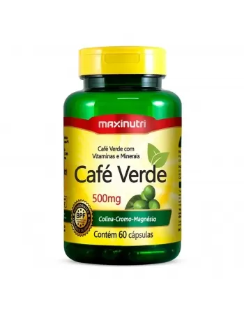 CAFE VERDE +(COLINA/CROMO/MAG/VIT.C) - 60CAPS MAXINUTRI