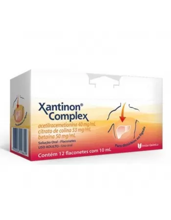 XANTINON COMPLEX 12FLAC UNIAO QUIMICA