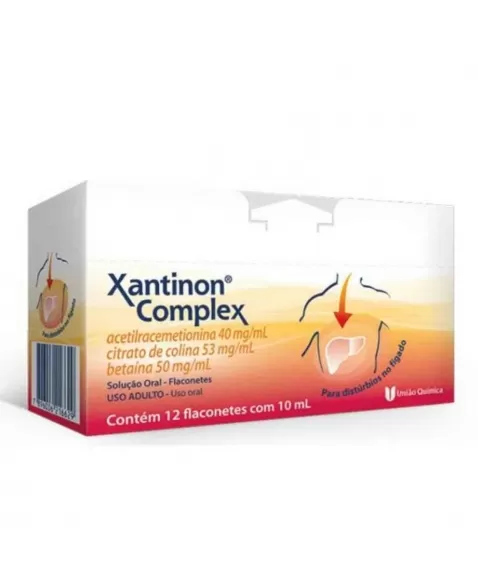XANTINON COMPLEX 12FLAC UNIAO QUIMICA