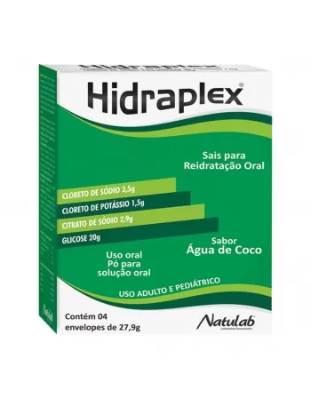 HIDRAPLEX AGUA DE COCO 4ENV NATULAB
