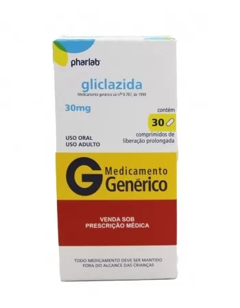 GLICLAZIDA 30MG 30COMP (GEN) PHARLAB