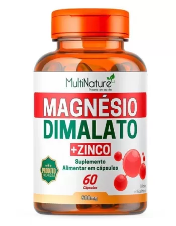 MAGNESIO DIMALATO + ZINCO 60CAPS MULTINATURE