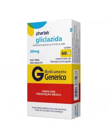 GLICLAZIDA 60MG 60COMP (GEN) PHARLAB