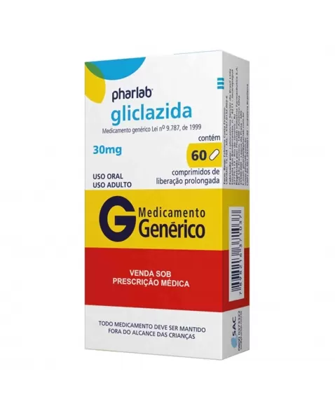 GLICLAZIDA 60MG 60COMP (GEN) PHARLAB