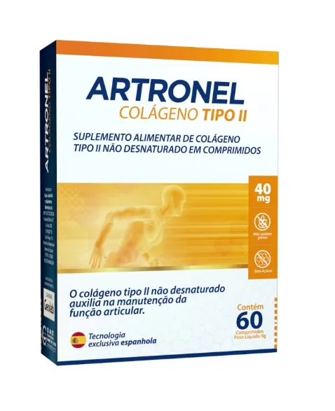 ARTRONEL COLAGENO TIPO II 40MG 60CPR GEOLAB