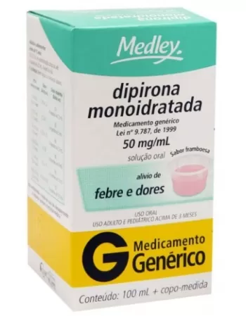 DIPIRONA SODICA 100ML (GEN) MEDLEY