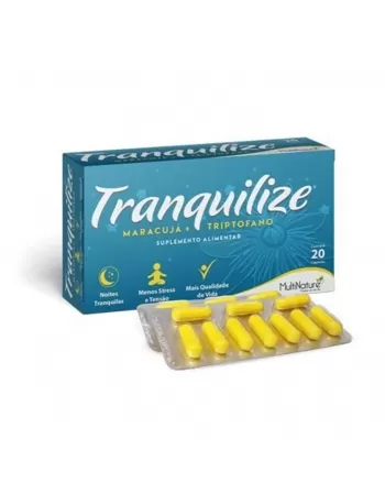 TRANQUILIZE (L-TRIPTOFANO+MARACUJA) 20CAPS MULTINATURE