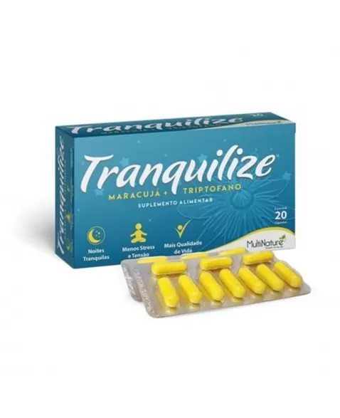 TRANQUILIZE (L-TRIPTOFANO+MARACUJA) 20CAPS MULTINATURE