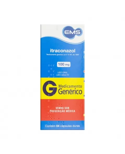 ITRACONAZOL 100MG 4COMP (GEN) EMS