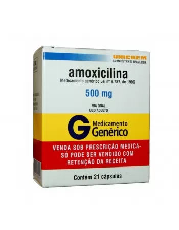 *AMOXICILINA 500MG 21CAPS (GEN) UNICHEM