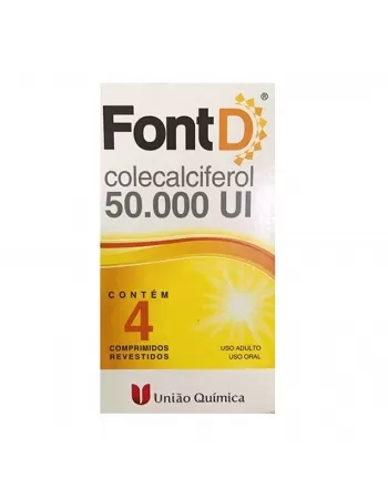 FONT D 10.000UI 4CAPS UNIAO QUIMICA